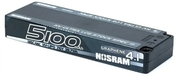 Nosram Accu Lipo Ultra LCG HV Graphene 4.1 7.6V 5100mAh 135C | Hammerpreis
