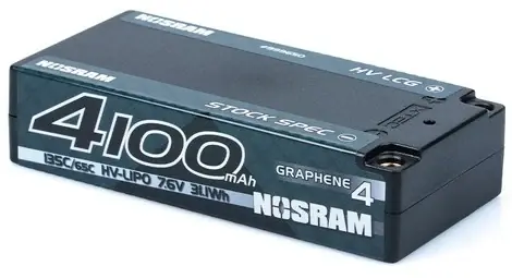 Nosram Accu Lipo Shorty LCG HV Graphene 4 7.6V 4100mAh 135C - Versand noch heute