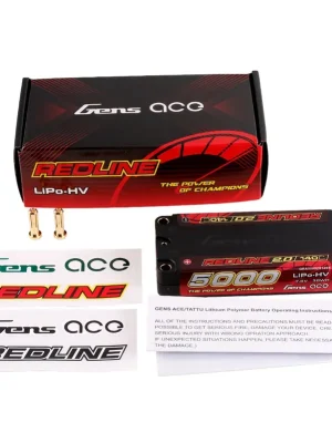 Gens Ace Redline 2.0 Hv Accu lipo Shorty 7.6v 5000mah 140C | Schnelle Lieferung
