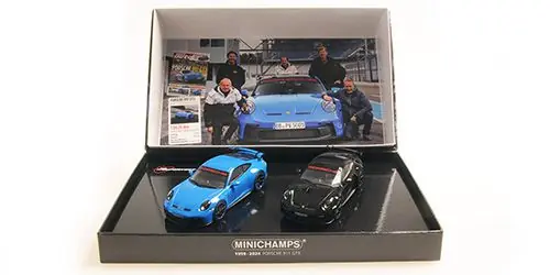 Premium - MiniChamps Coffret 2 Porsche 992 GT3 1/43 412069200