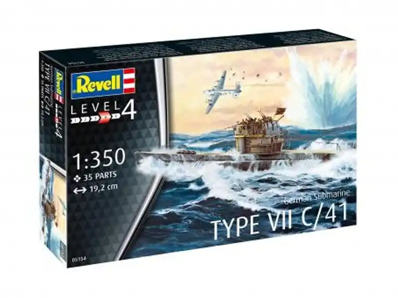 Auf Lager | Revell 05154 German Submarine TYPE VII C/41 1 350