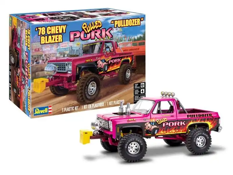 Begrenzte Stückzahl - Revell 14532 1978 Chevy Blazer ‘Pulldozer‘ Bausatz 1 24
