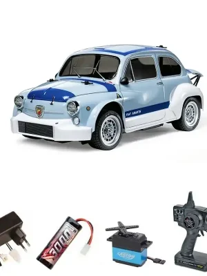 Tamiya 58721SET Fiat Abarth 1000TCR MB-01 1 10 Bausatz mit Regler 2,4Ghz Komplettset | Nur noch kurze Zeit