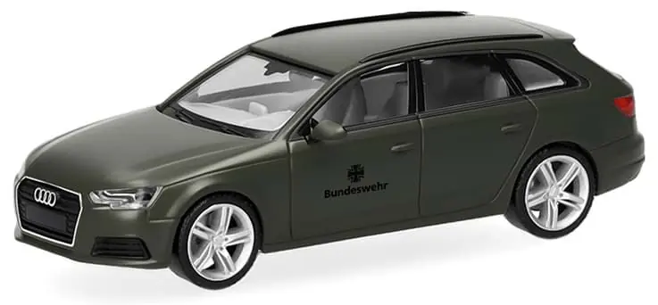 Vorbestellung BW Fuhrpark, Audi A4 Avant, mattoliv (NH07/08.2026) - Versandbereit