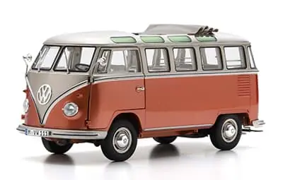 VW T1 Samba -grau/braun- -1 18- - Premium-Qualität