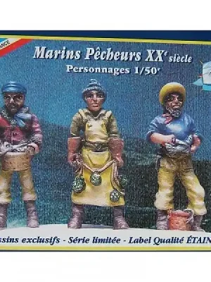 Figuren Set mit 3 Figuren Matrosen - Soclaine | Schnelle Zustellung
