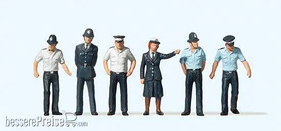 Preiser 10371 - HO Polizisten Großbritannien - Angebot