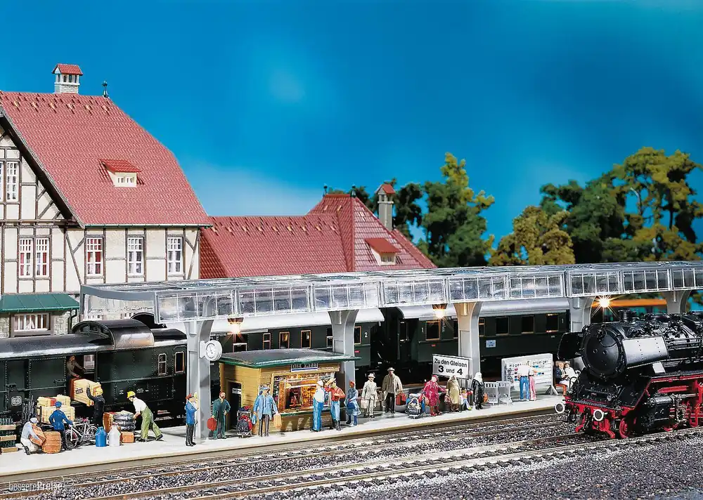 Deal | Faller 120188 - Bahnsteig mit Kiosk