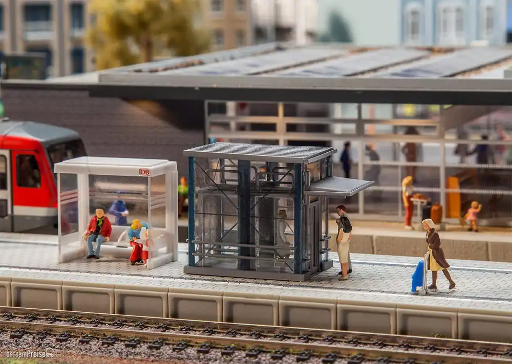 Top-Preis | Faller 120297 - Moderner Aufzug mit Antriebsteilen