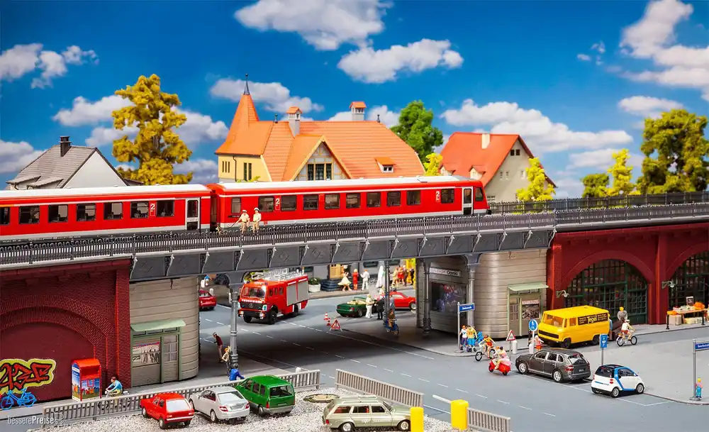 Neu verfügbar | Faller 120581 - S-Bahn-Stadtbrücke