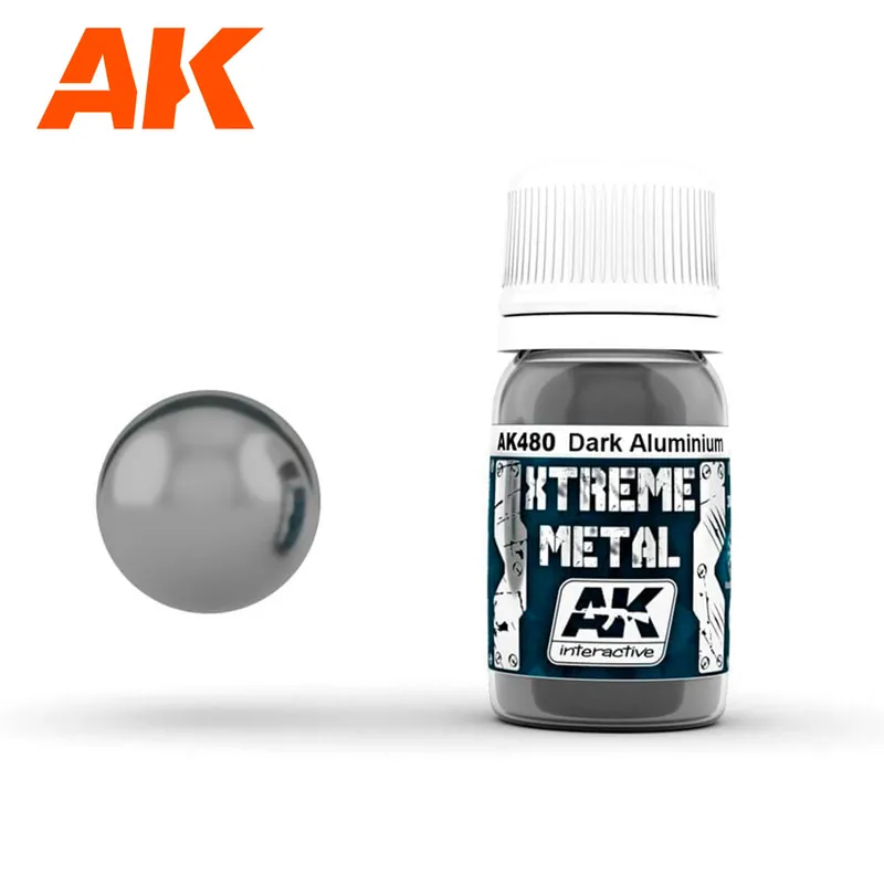 XTREME METAL Dark Aluminium 30ml | Werkspreis