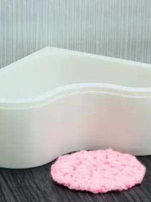 Herzbadewanne – 1 12 Puppenhaus-Miniaturmöbel | Neu verfügbar