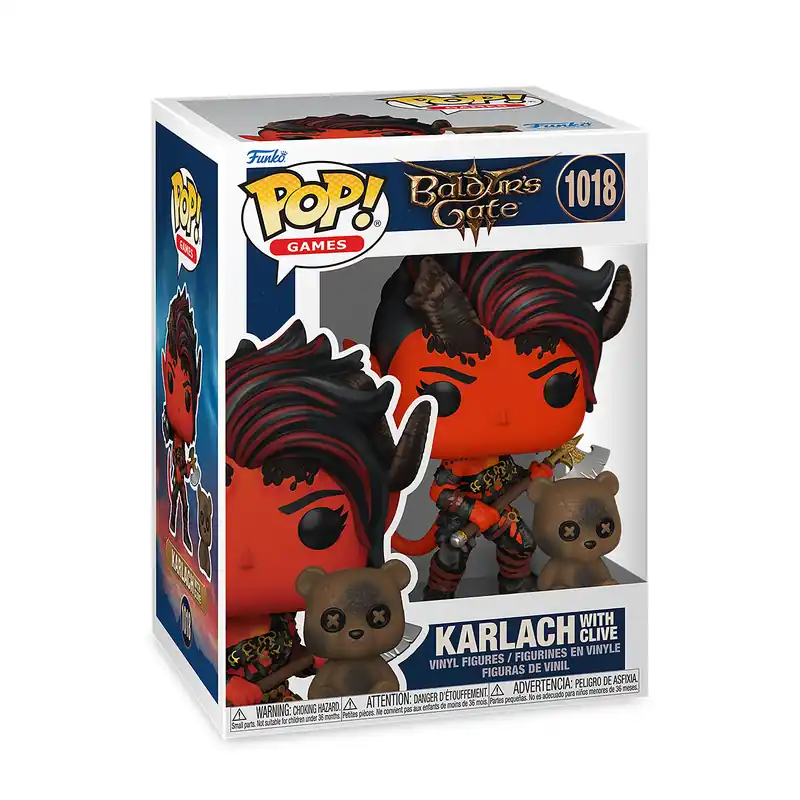 Expresslieferung - Baldur‘s Gate - Karlach mit Clive Funko Pop Figur