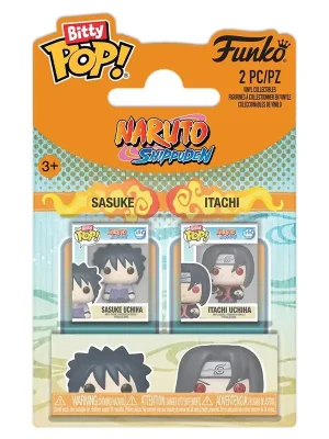 Abverkauf | Naruto Bitty POP! Vinyl Figuren 2er-Pack Sasuke & Itachi 2