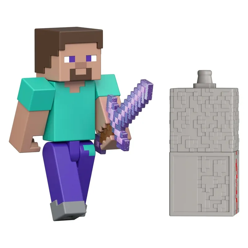 Minecraft Actionfigur Steve 8 cm - Preisnachlass
