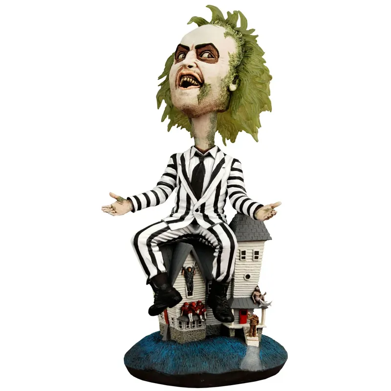 Beetlejuice Head Knocker Wackelkopf-Figur 20 cm - Bestellbar
