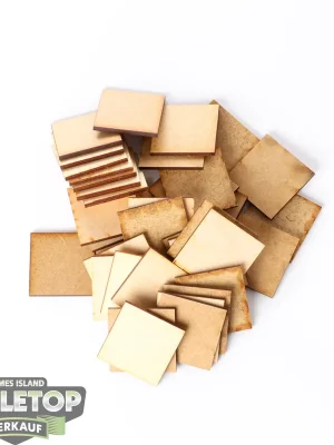 Bases - 20 x Rectangular Base 40 x 40 - unbemalt | Nur noch wenige