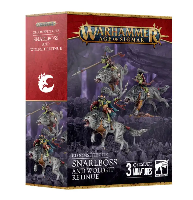Gloomspite Gitz - Snarlboss and Wolfgit Retinue | Einfache Rückgabe