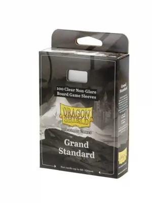 100 Board Games Sleeves Grand Standard 88x126mm Clear/Non-Glare | Nur heute
