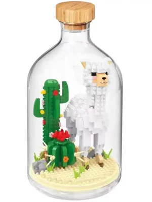 Alpaka Klemmbausteine – Mini DIY-Modell in Display-Flasche - Extra-Rabatt