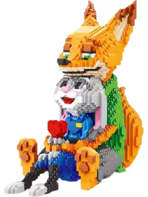 Sehr gut bewertet - Judy Hopps & Nick Wilde Zootopia Bausteinset – Micro Brick Duo