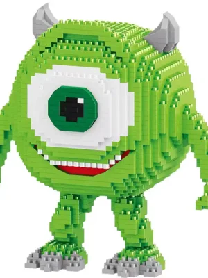 Mike Glotzkowski Micro Brick mit 1.328 Bausteinen – Die Monster AG Nanoblocks - Einfache Rückgabe