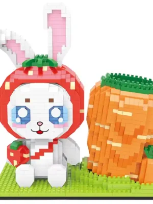 Weißer Hase Micro Brick mit 1.765 Bausteinen – Alice im Wunderland Nanoblocks - Extra-Rabatt